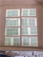 1938 George Washington Plate Block Stamp Lot