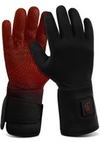 ($120) Heated Gloves for Women Men Recharg