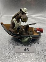 Montana Silversmiths Elmer Fishing Boat Figurine