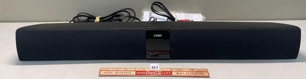 COBY ENTERTAINMENT SPEAKER UNIT WITH REMOTE