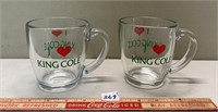 "I LOVE KING COLE" TEA CUPS