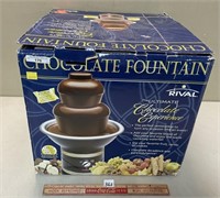 RIVAL CHOCOLATE FOUNTAIN IN BOX LIKE NEW