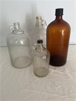 Vintage bottle collection