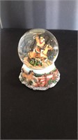 Musical Snow Globe Cowboy