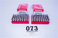 100 ROUNDS OF FEDERAL 38SPL +P+ JACKETED HYDRA-SHO