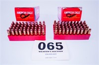 100 ROUNDS OF AMERICAN EAGLE 30 CARBINE110GR FULL