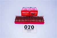 100 ROUNDS OF AMERICAN EAGLE 30 CARBINE110GR FULL