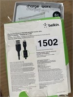 BELKIN AND CHARGE WORX CABLES