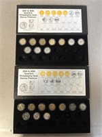US State Quarters from 2005 and 2007, not