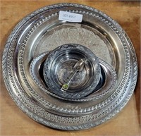 6 PCS OF ASSORTED SILVERPLATE