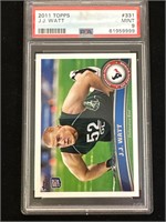 2011 Topps J.J. Watt Rookie PSA 9