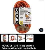 RIDGID 25' 12/3 Tri-tap Electric