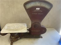 Antique No Springs -Honest Weight Mercantile Scale