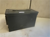 Vintage Metal Ammo Ammunition Box