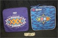 2 Super Bowl Promo Seat Cushions (XXX & XXXII)