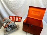 Black & Decker Saw with Metal Case