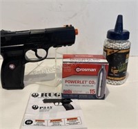 RUGER P345  BB 6mm BB GUN with Box of CO2