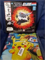 Pokemon gaming mat, G.I Joe 150pc set