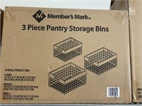 MM 3 pc pantry storage bins