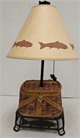 Fishing Creel Table Lamp