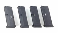 (4) Glock .380 Cal Pistol Magazines