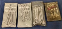 Craftsman 4 sets of midget combination wrenches