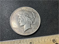 1934 Peace dollar coin