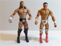 2pc Wwe Wrestlers Highly Posable Action Figures