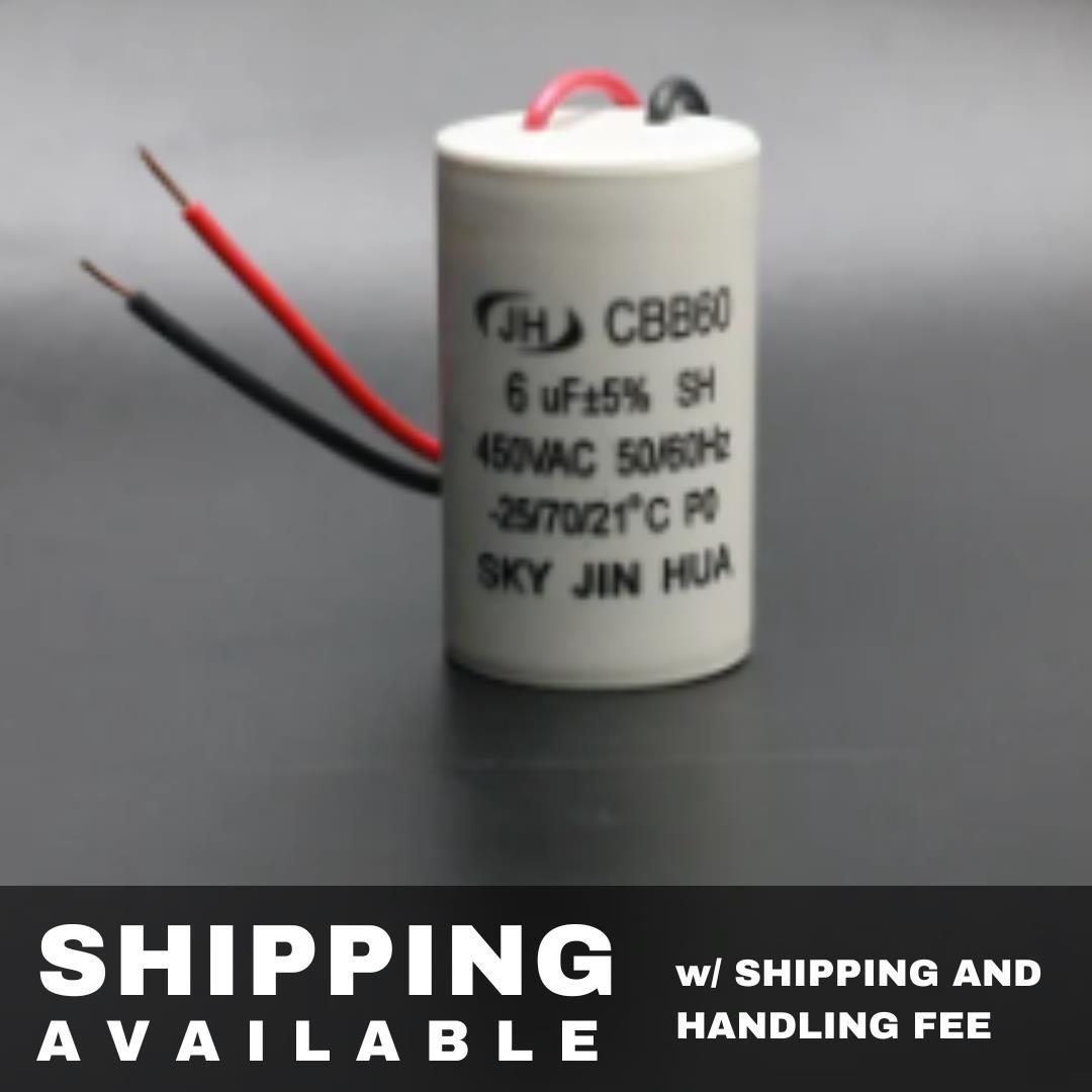 6uF CBB60 250VAC Motor Capacitor: Washing Machine