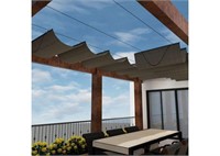 TANG Retractable Pergola Shade Cover