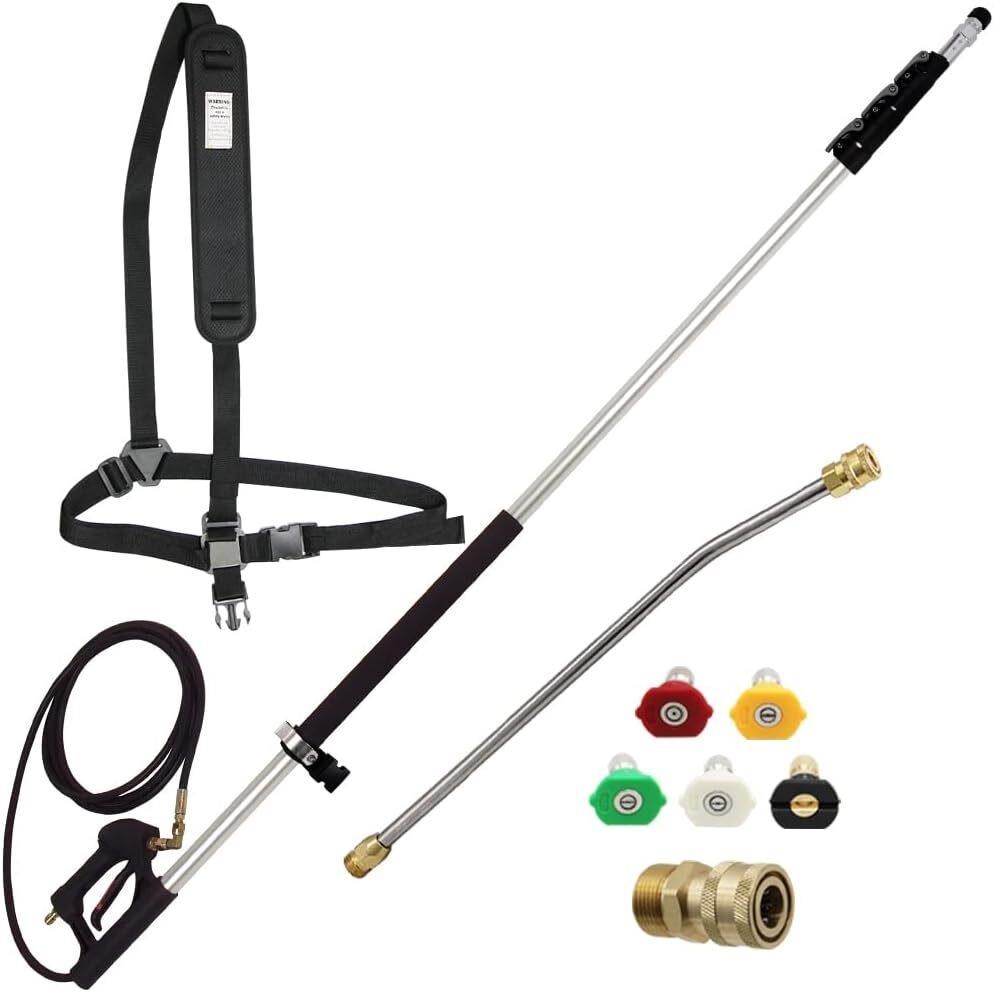 Biswing 18 FT Telescoping Pressure Washer Wand