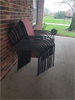(12) Stackable Chairs