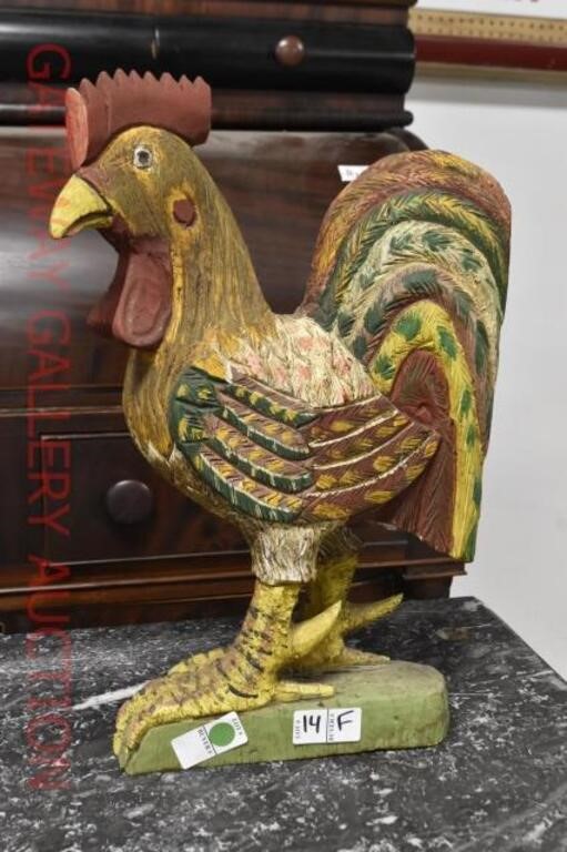 Folk Art Rooster: