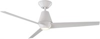 Slim Indoor and Outdoor 3-Blade Smart Ceiling Fan