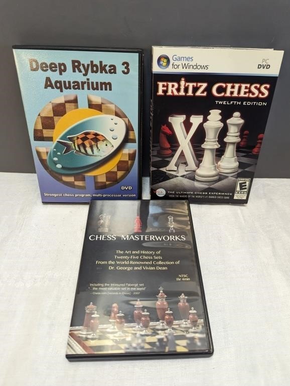 Chess Software and DVD Lot
