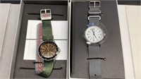 2 Timex Men’s Wrist Watches Archive