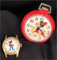 (2) Mickey Mouse Watches