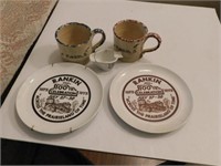 Rankin 100 Year Celebration plates, 1872-1972 -