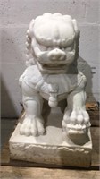 Marble Foo Dog Statue M9B