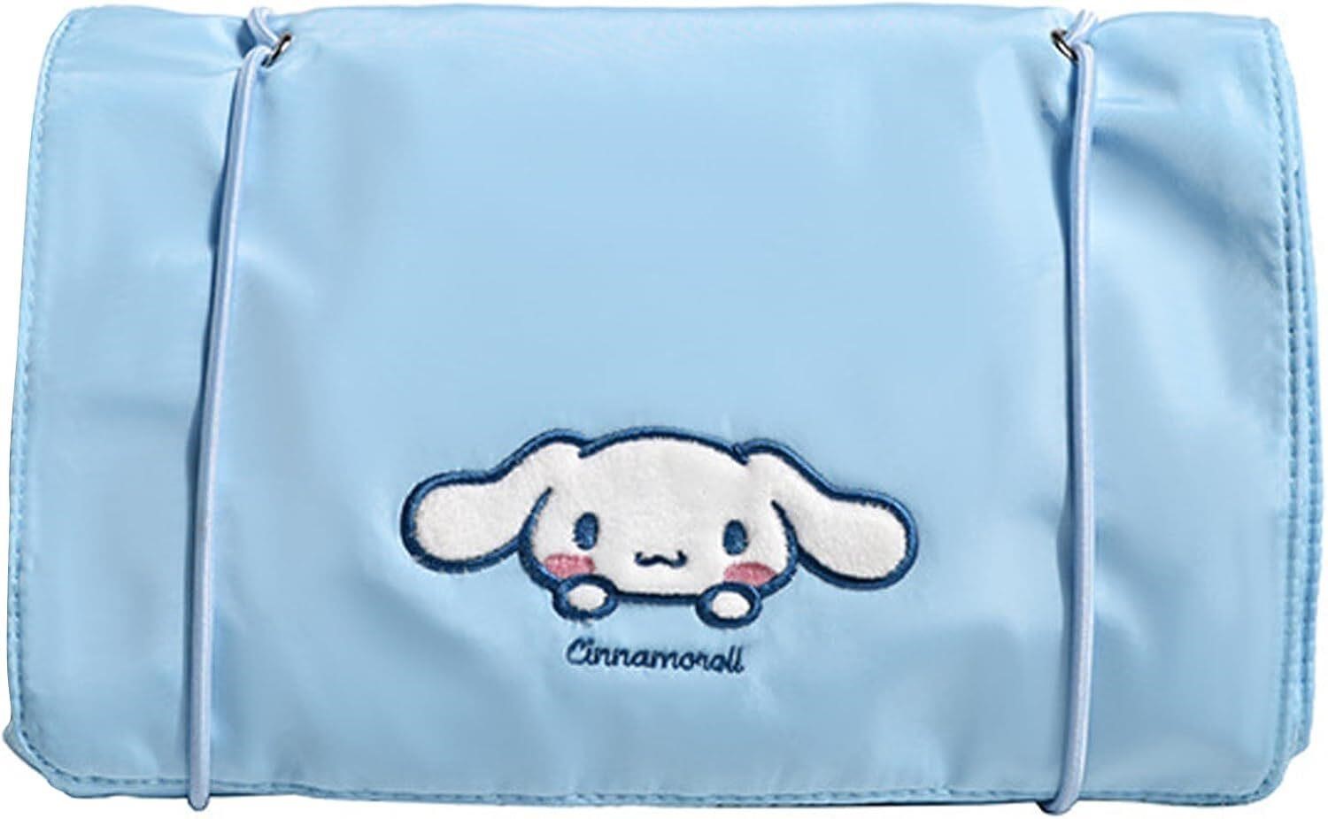 Choliz Cartoon Cosmetic Bag  Blue 4 in 1