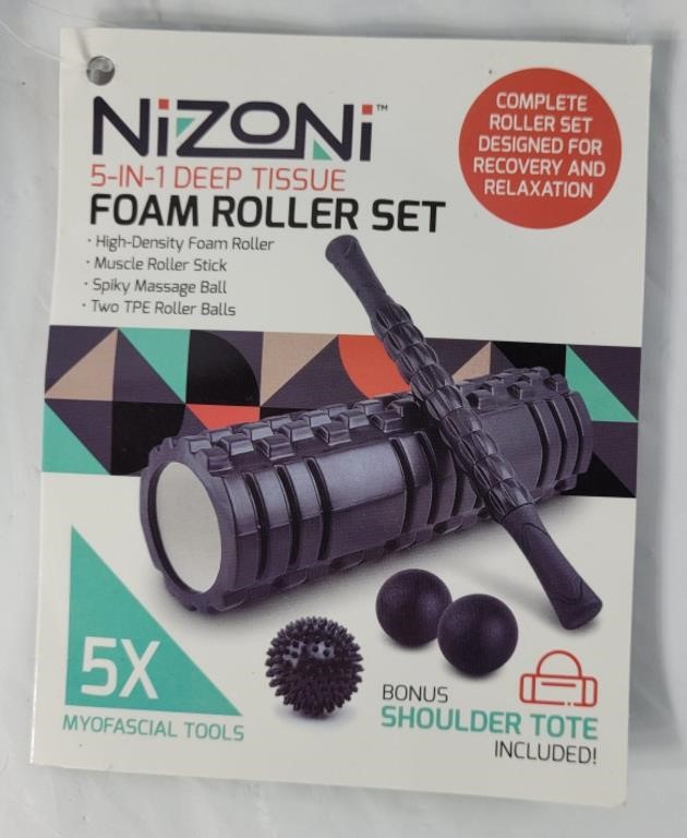 Nizoni (unopened) 5 in 1 foam roller set