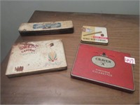 vintage tobacco tins .