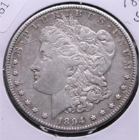 1894 S MORGAN DOLLAR  AU