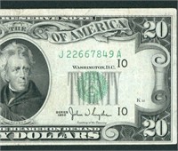 $20 1950 Federal Reserve Note CURRENCY
