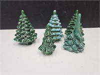 3"-4.5" Ceramic Christmas Trees
