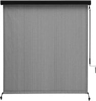 (READ)VICLLAX Roller Shade 8'W X 8'L  Anthracite