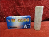 M-5500 Price labeler w/roll labels. New.