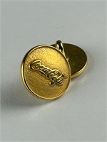 Vintage gold tone Coca Cola buttons