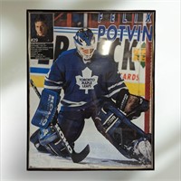 Framed Felix Potvin Toronto Maple Leafs