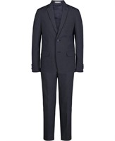 Van Heusen Boys' Big 2-Piece Formal Suit Set, Bank